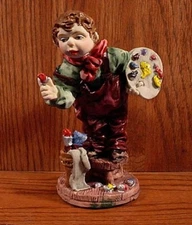  The Artist Figurine ~ "A Treasury of Gifts" Artmark  Manufacture ~ Statue 