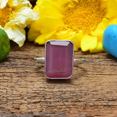 Unglaubliche Monalisa Edelstein 925 Sterlingsilber Handmade Ring Alle Größe