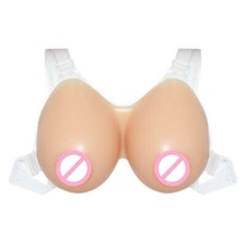 Crossdresser Fake Boobs with Straps Transgender Mastectomy Silicone Breast Forms