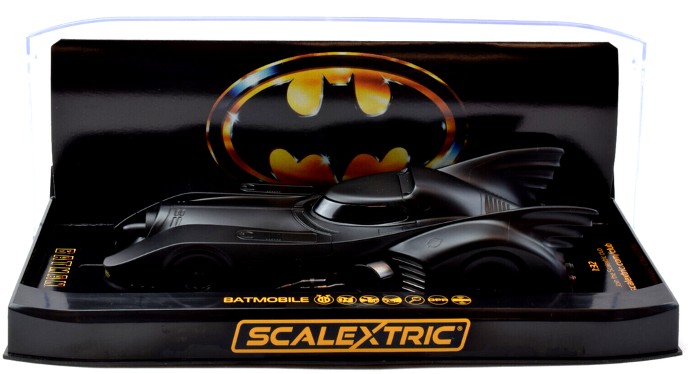 Scalextric Batmobile - 1989 Batman DPR W/ Lights 1/32 Scale Slot Car C4492