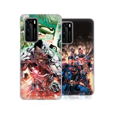 JUSTICE LEAGUE DC COMICS CYBORG COMIC BOOK COVER GEL CASE FOR HUAWEI PHONES 4