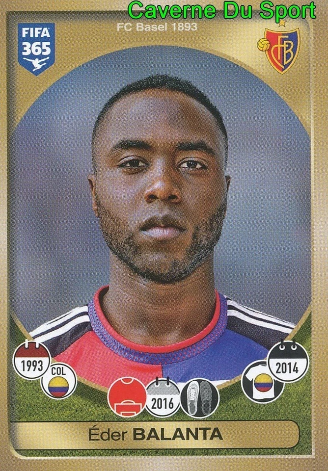 218 EDER BALANTA  COLOMBIA FC BASEL 1893 STICKER FIFA 365 2017 PANINI - Photo 1/1