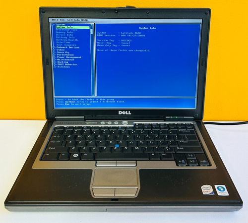 Dell Latitude D630 Intel Core 2 Duo 2.20 GHz, 2 GB RAM, 14", Laptop. Tested!