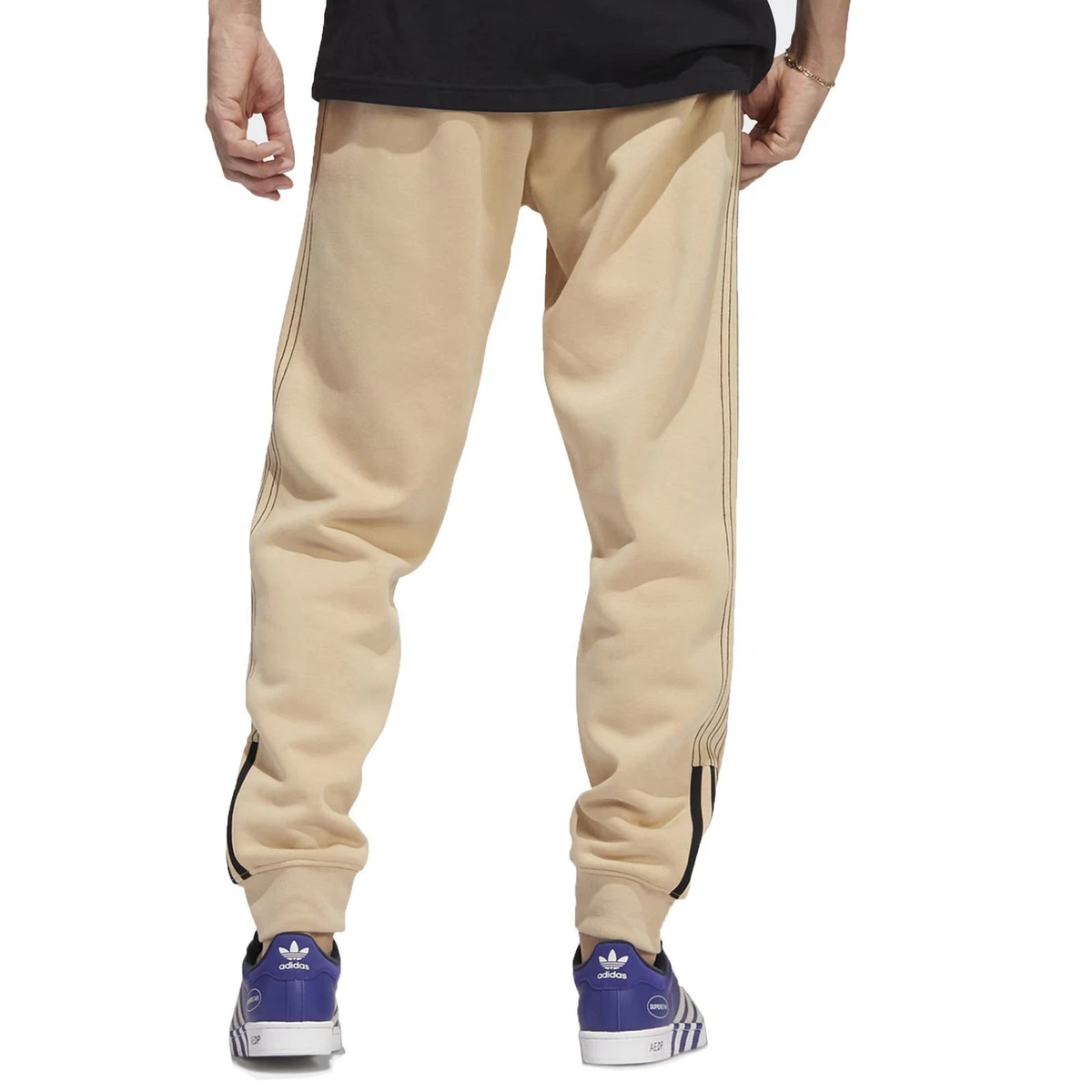 khaki adidas sweatpants