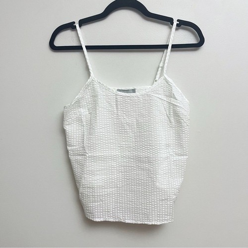ASOS Loungeable Pigiama Donna XS Mix and Match Texture Cami Bianco NUOVO - Foto 2 di 9