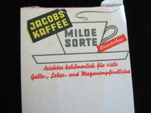 Kellner-Block Rechnungsblock Jacobs Tee Kaffee Kaffee Hag Zettel-Block Werbung - Bild 5 von 7