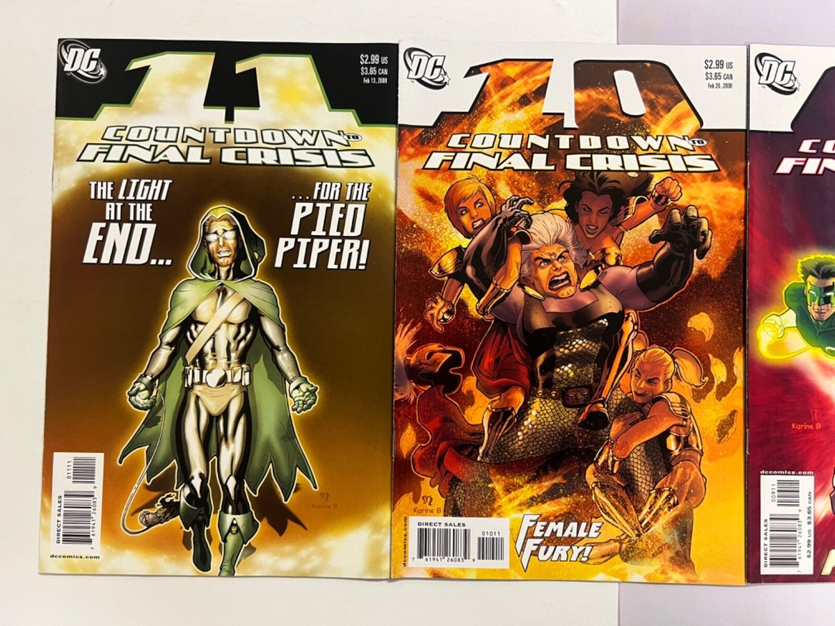 セール！アメコミ　COUNTDOWN TO FINAL CRISIS　4巻セット 4 Countdown Final Crisis DC Comic Books # 8 9 10 11 Superman Robin