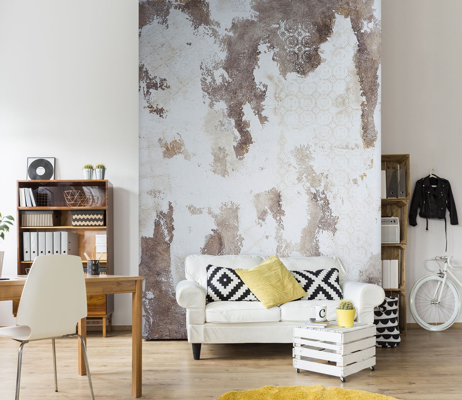 3D Vintage Art White G3990 Wallpaper Wall Murals Removable Self