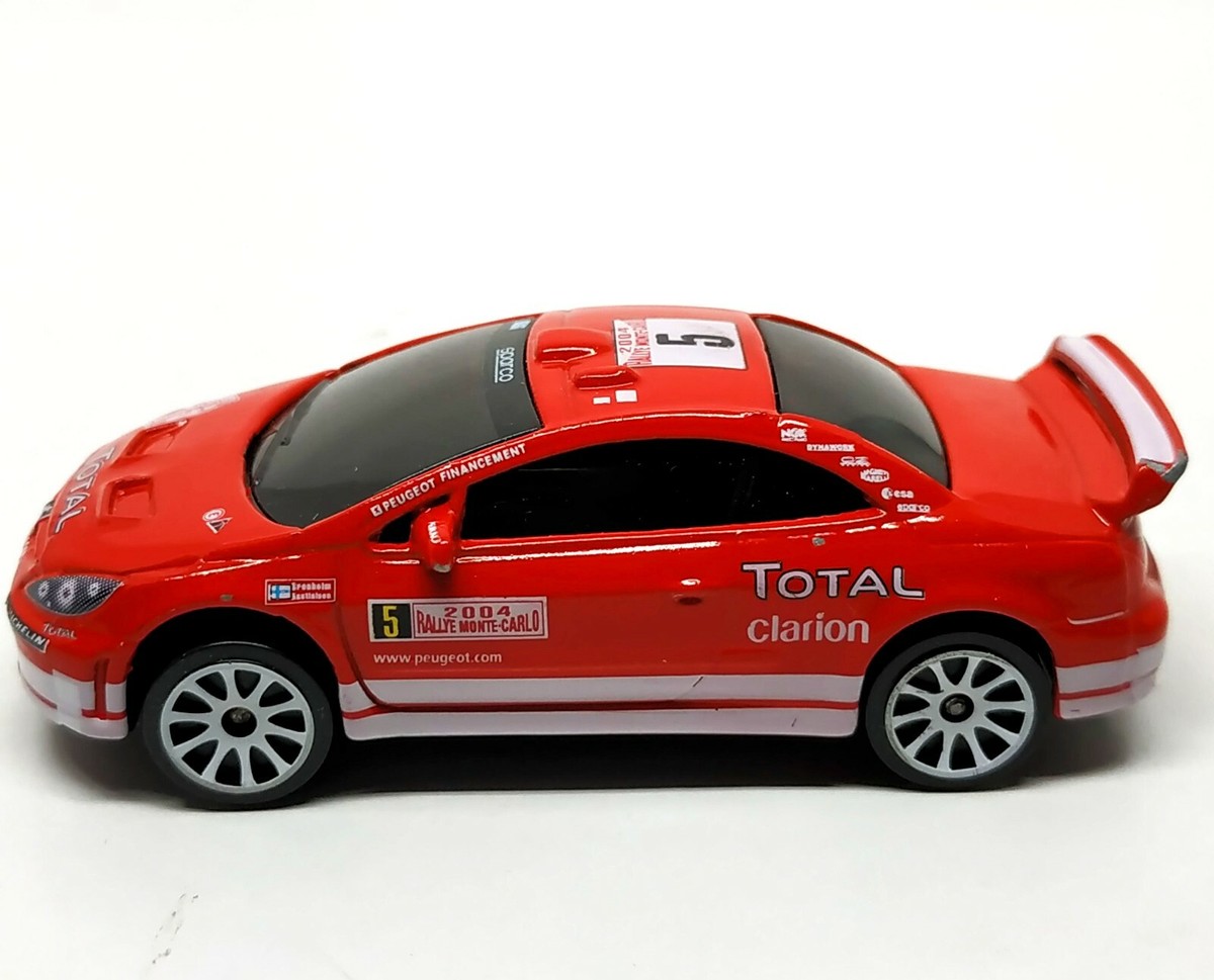 Majorette Peugeot 307 WRC no.5 Red 1:58 (3 inches) 205D Defects