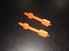 Vintage GI Joe Vehicle Parts LOT 1988 Night Force Striker 2 Missiles Whale 1984