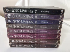 Solo Leveling Volumes 1-8 by Chugong Paperback Set Light Novel Lot English Books