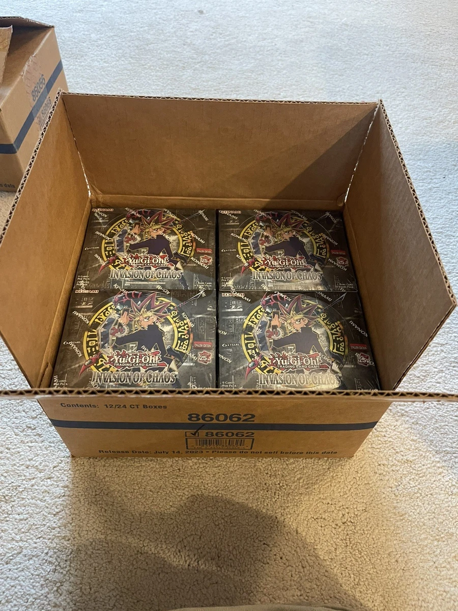 【未開封】25th INVASION OF CHAOS 1BOX EU版 Yu-Gi-Oh! TCG Invasion of Chaos Sealed Collectible Card Game Boxes
