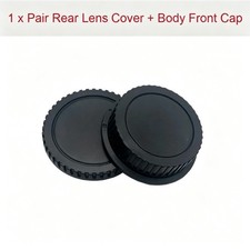 1 x Pack Rear Lens Cover  Camera Body Front Cap for Canon EOS EF DSLR SLR Lens