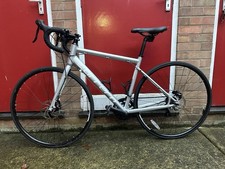 Carrera Zelos unisex Road Bike Silver Used Condition disc brakes 48cm