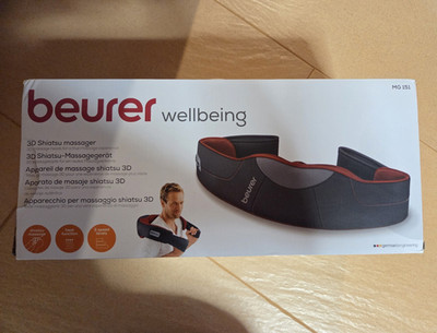 Beurer MG 151 3D Shiatsu Massagegerät Schulter/Nacken/Rücken mit Wärme