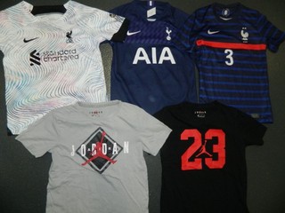 Boys Nike Dri Fit Sportswear T Shirts Summer Holiday Age 10/11 Years Slim Fit