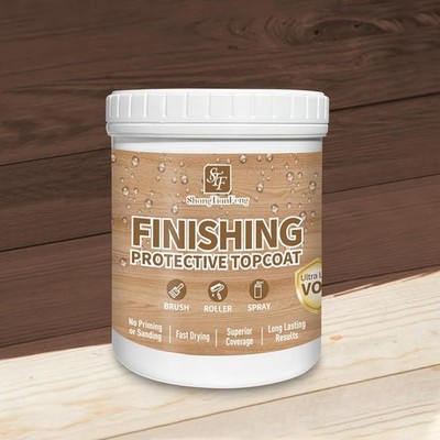 8OZ Brown 100% Wood Stain & Sealer - Chalk Paint Wax for Furniture/Cabinets/Wall