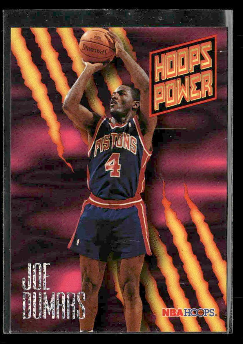 1994-95 Hoops #PR-15 Joe Dumars Hoops Power (Stat Power Ratings)