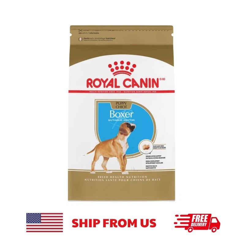 Royal Canin Boxer Puppy Dry Dog Food 30lb Breed-Specific Nutrition