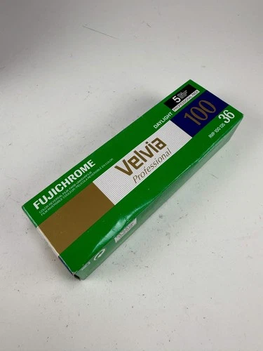 Fujichrome Velvia 100 35mm 36 exp 5 roll pro pack RVP 100 slide film 2012