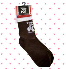 Tootsie Roll Tootsie Roll Pop Graphic Crew Socks Unisex Kids Size 9-3.5 1 Pair