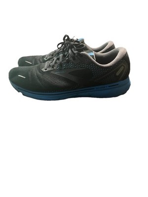 Brooks Ghost Max Men's Running Sneakers Size 14 D Black/Blue, Low Top, Comfort
