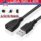 High-Speed USB to USB Extension Cable USB 2.0 Adapter Extender Cord Male/Female