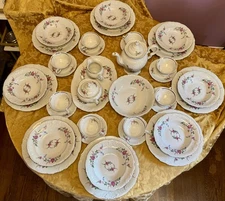 Wawel Poland Rose Garden China 45 Pcs. Full Service For 8 Plus More DON’T MISS!!
