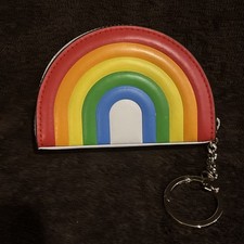 Kate Spade New York Rainbow Key Ring Coin Purse Wallet