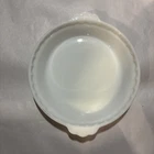 Pyrex White Milk Glass 8 1/2" Fluted Edge Pie Plate Baking Dish #228