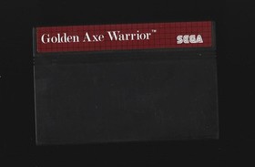 Sega Master System GOLDEN AXE WARRIOR w/Cartridge, Instructions & Box (CIB)