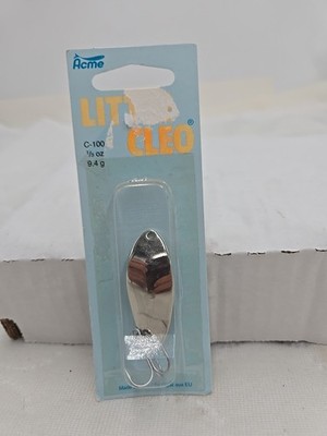 Fishing Lure Spoon Acme Little Cleo Bait TackleBox New Trout Salmon Wiggle Game