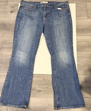 Levi's 515 Bootcut Jeans Womens 14M Blue Denim Cotton Stretch Dark Wash Mid Rise