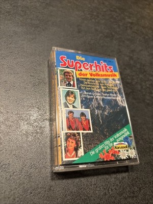 Die Superhits der Volksmusik - Musikkassette Top Zustand