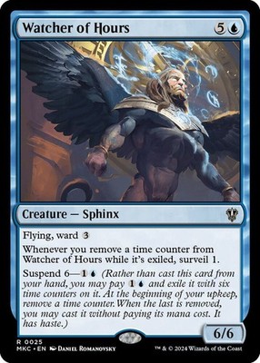 Watcher of Hours R Commander: Murders at Karlov Manor 25 NM pack fresh