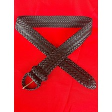 Boho Casual Adjustable Black Woven/Braided Belt Festival Classic Minimalist