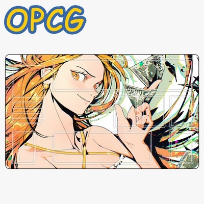 One Piece OPCG Nami Playmat CCG Trading Card Game Mat Mousepad Table Pad 13