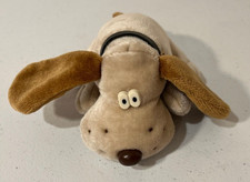 Kennel Kuddlees Tara Toy Corp Tan Brown Dog Stuffed Animal Plush Toy 5" Vtg 1986