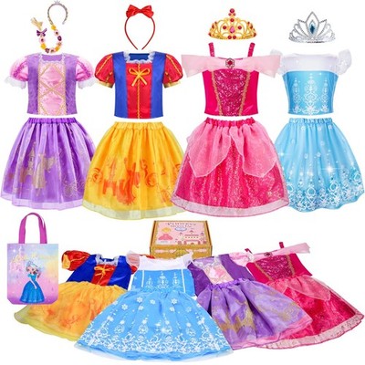 Princess Dress Up for Girls - Dress Up Clothes for Girl Age 3-8 Year Old, Gif...
