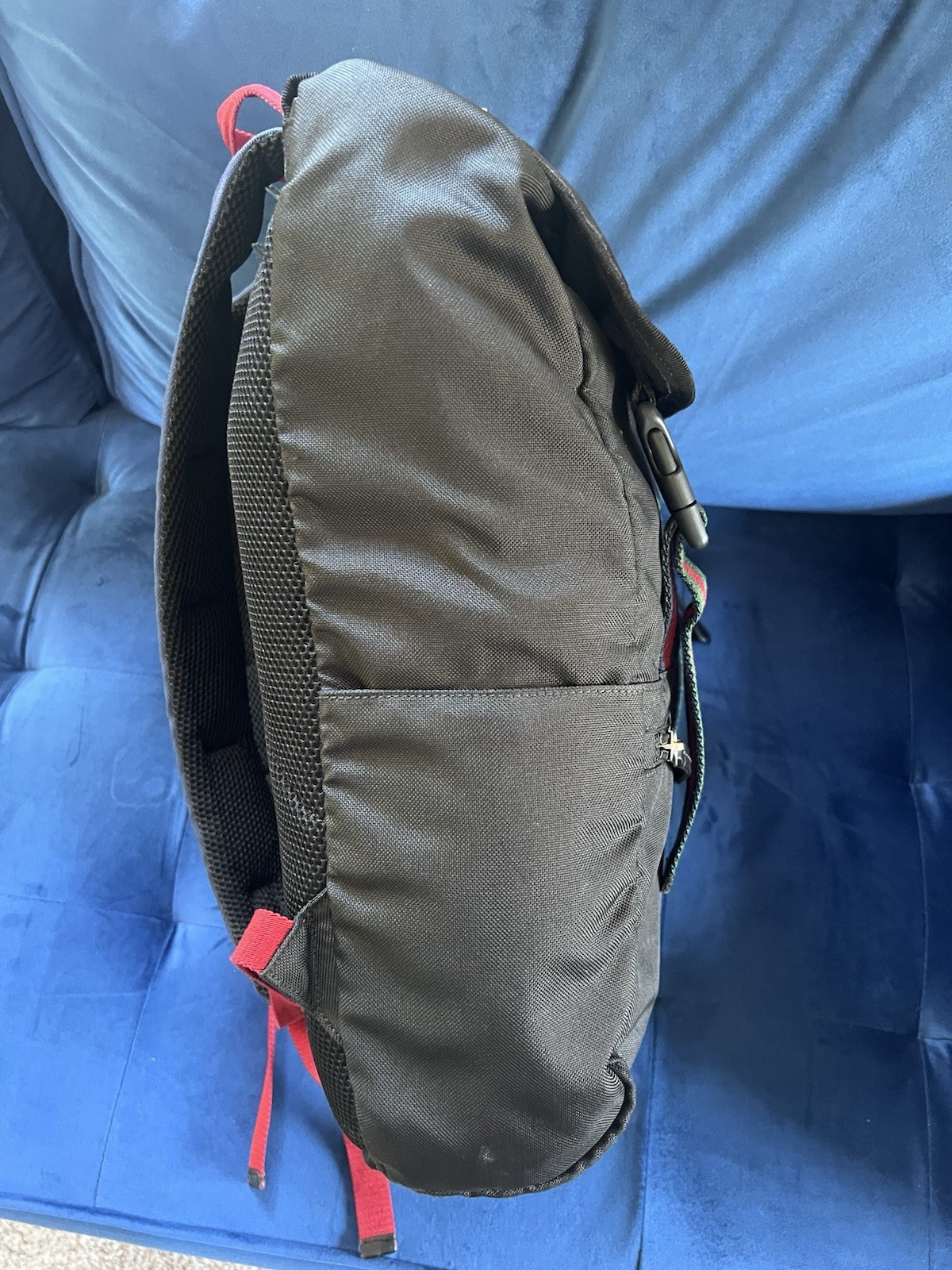 GUCCI Techno Techpack Backpack Canvas Nylon Authe… - image 4