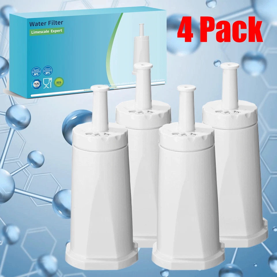 4x Water Filter Cartridges for Sage Barista Touch/Pro/Espresso Coffee Machine UK