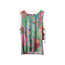 NWT Vince Camuto Paisley Floral Tank Top Medium Beachy