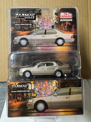 TARMAC Lexus LS400 (UCF10) ミニカー LEXUS LS400 (UCF10) RHD CHAMPAGNE BEIGE 1/64 MODEL BY TARMAC WORKS