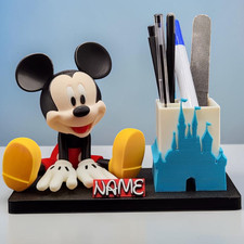 Mickey Mouse Pen Holder Disney Castle   Oh Boy Kids Desk Organizer, Cute Disney