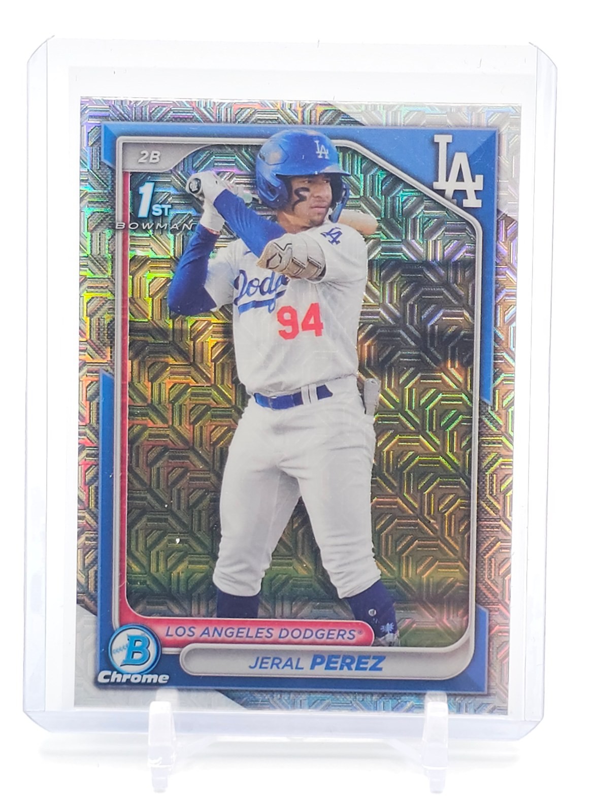JERAL PEREZ 2024 BOWMAN CHROME 1ST MEGA BOX REFRACTOR #BCP-159 C Q3735