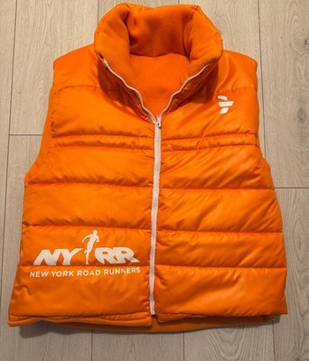 puffer vest women medium handmade from a NYC marathon poncho
