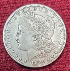 1886 S Morgan Silver Dollar $1 VF Extra Fine Semi-Key Date San Francisco