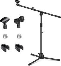 Microphone Stand Heavy-Duty Super Resistent Tripod Boom Universal Mic Stand with