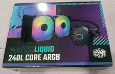 New, Factory Sealed  Cooler Master MasterLiquid 240L Core ARGB BX-E700012 