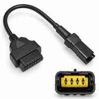 F76C 4Pin OBD2 Adapterkabel Ducati Multistrada CAN Diagnose Motorrad Kabel